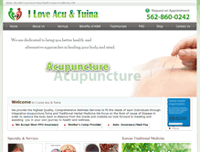 Tablet Screenshot of iloveacu.com